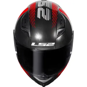 Imagem 9 de Capacete LS2 Vigo Shift - Cinza Jeans/Vermelho