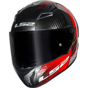 Imagem 4 de Capacete LS2 Vigo Shift - Cinza Jeans/Vermelho