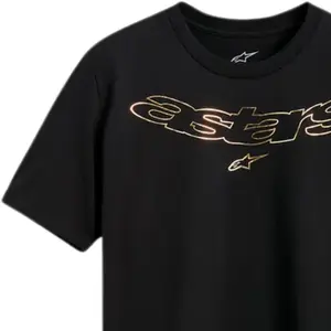 Imagem 3 de Camiseta Alpinestars Luxo Preto