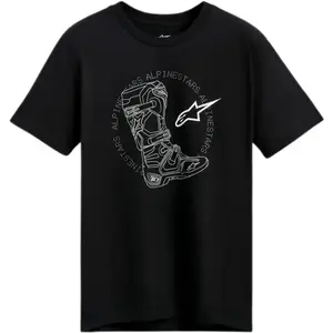 Camiseta Alpinestars Tech Boot Preto