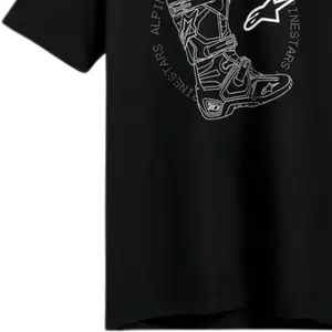 Imagem 4 de Camiseta Alpinestars Tech Boot Preto