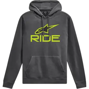 Moletom Alpinestars Ride V3 Hoodie - Cinza/Verde/Preto