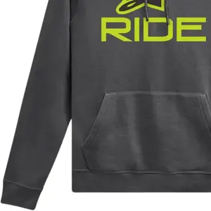 Imagem 3 de Moletom Alpinestars Ride V3 Hoodie - Cinza/Verde/Preto