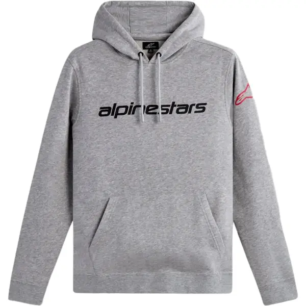 Moletom Alpinestars Linear Wordmark V3 Hoodie - Cinza Claro