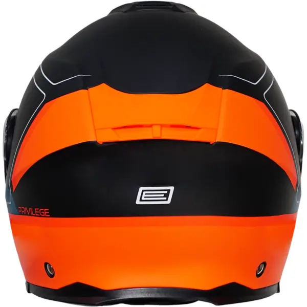 Capacete Origine Logic Privilege - Azul/Preto/Laranja Fosco