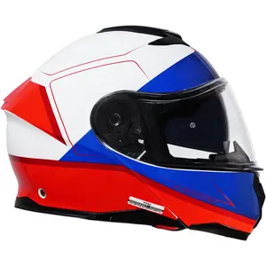 Imagem 2 de Capacete Origine Logic Privilege - Vermelho/Branco (Articulado)