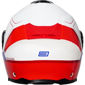 Imagem 7 de Capacete Origine Logic Privilege - Vermelho/Branco (Articulado)