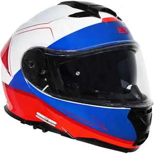 Imagem 4 de Capacete Origine Logic Privilege - Vermelho/Branco (Articulado)