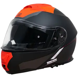 Imagem 3 de Capacete Origine Logic Electra - Cinza Titânio/Vermelho Fosco (Articulado)