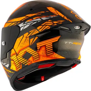 Imagem 6 de Capacete KYT TT Revo Combustion - Laranja