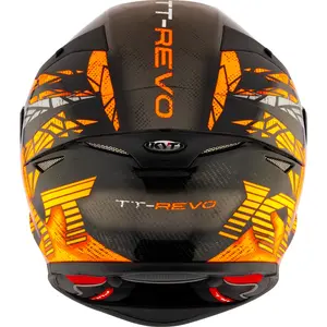 Imagem 8 de Capacete KYT TT Revo Combustion - Laranja