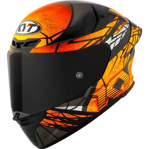 Imagem 3 de Capacete KYT TT Revo Combustion - Laranja