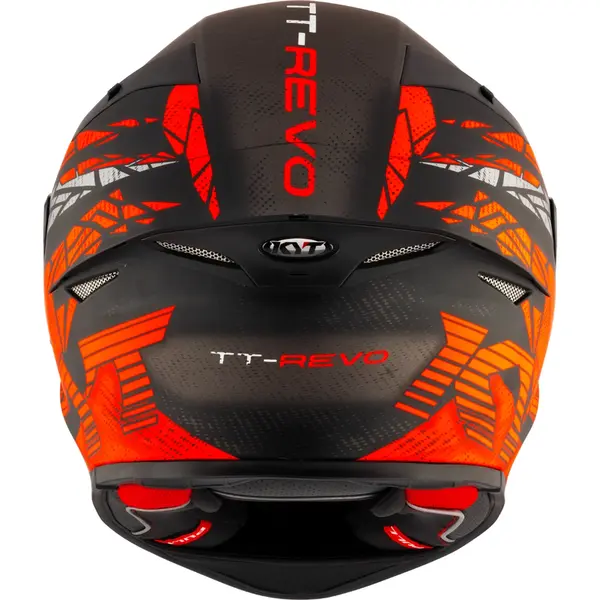 Capacete KYT TT Revo Combustion - Vermelho - Grid Motors