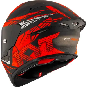 Imagem 6 de Capacete KYT TT Revo Combustion - Vermelho