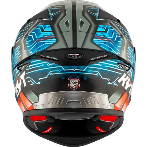 Capacete KYT TT Revo Synchrotron - Preto/Azul - Grid Motors