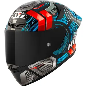 Imagem 3 de Capacete KYT TT Revo Synchrotron - Preto/Azul