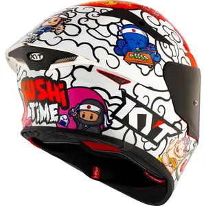 Imagem 6 de Capacete KYT TT Revo Sushi - Branco