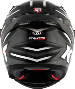Imagem 7 de Capacete KYT Striker 2V Flaming - Cinza/Verde