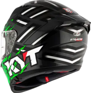 Imagem 8 de Capacete KYT Striker 2V Flaming - Cinza/Verde