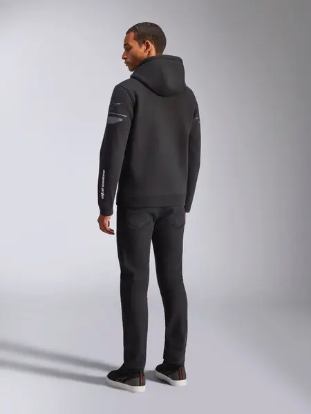 Moletom Alpinestars Esemex Hoodie - Preto/Cinza Escuro - Grid Motors