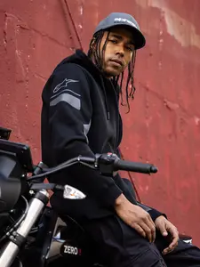 Imagem 12 de Moletom Alpinestars Esemex Hoodie - Preto/Cinza Escuro