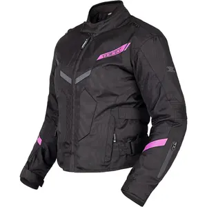 Imagem 2 de Jaqueta Texx New Strike V3 Lady - Preta/Rosa (Feminina)