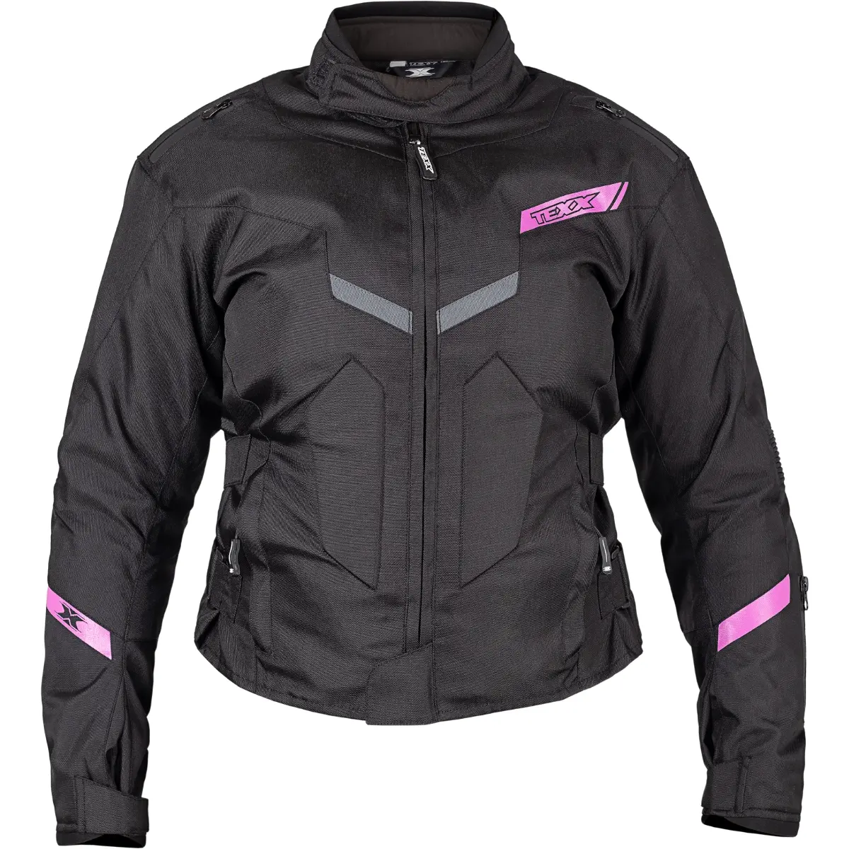 Jaqueta Texx New Strike V3 Lady - Preta/Rosa (Feminina) - Grid Motors