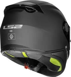 Imagem 8 de Capacete LS2 Kid FF812 Monocolor - Preto Fosco (Infantil)