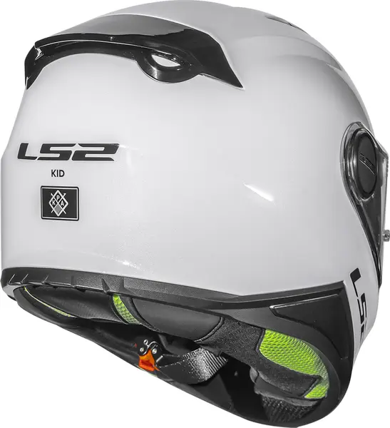 Capacete LS2 FF812 Kid Monocolor - Branco (Infantil) - Grid Motors