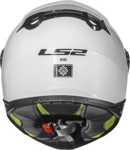 Imagem 7 de Capacete LS2 Kid FF812 Monocolor - Branco (Infantil)