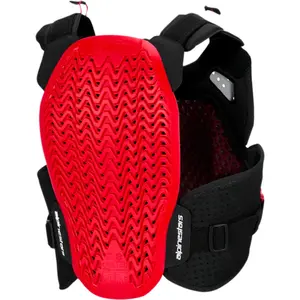 Imagem 2 de Colete Alpinestars A4 Plasma Chest Protector - Preto/Vermelho/Branco