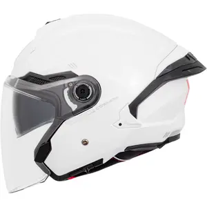 Capacete MT Cosmo SV Solid A0 - Branco (Aberto)