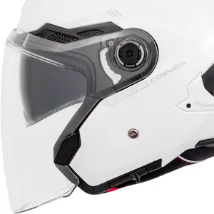 Imagem 3 de Capacete MT Cosmo SV Solid A0 - Branco (Aberto)
