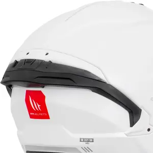 Imagem 5 de Capacete MT Cosmo SV Solid A0 - Branco (Aberto)
