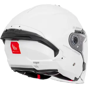 Imagem 4 de Capacete MT Cosmo SV Solid A0 - Branco (Aberto)