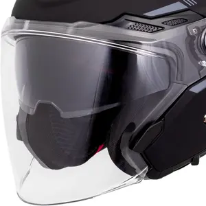 Imagem 3 de Capacete MT Cosmo SV Solid A1 - Preto Fosco (Aberto)