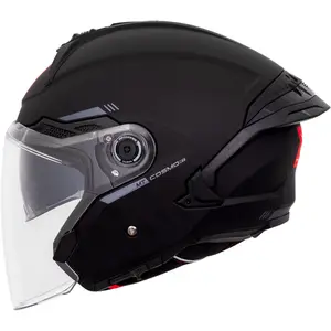 Capacete MT Cosmo SV Solid A1 - Preto Fosco (Aberto)