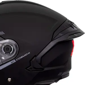 Imagem 4 de Capacete MT Cosmo SV Solid A1 - Preto Fosco (Aberto)
