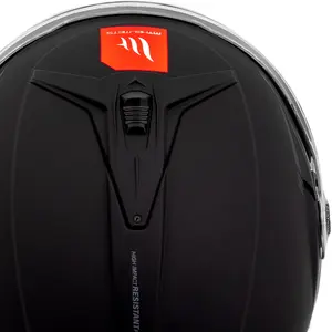 Imagem 6 de Capacete MT Cosmo SV Solid A1 - Preto Fosco (Aberto)