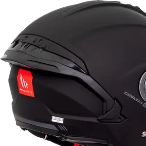 Imagem 8 de Capacete MT Cosmo SV Solid A1 - Preto Fosco (Aberto)