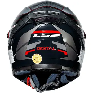 Imagem 10 de Capacete LS2 FF358 Pro Digital - Preto/Branco