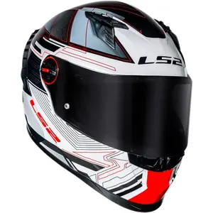 Imagem 7 de Capacete LS2 FF358 Pro Digital - Preto/Branco
