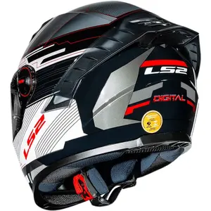 Imagem 8 de Capacete LS2 FF358 Pro Digital - Preto/Branco