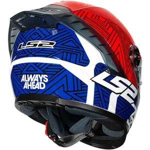 Imagem 9 de Capacete LS2 FF358 Pro Tiempo - Vermelho/Azul