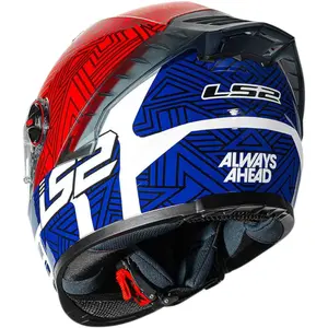 Imagem 8 de Capacete LS2 FF358 Pro Tiempo - Vermelho/Azul