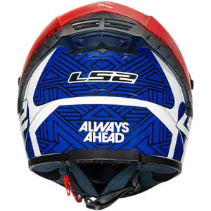 Imagem 10 de Capacete LS2 FF358 Pro Tiempo - Vermelho/Azul