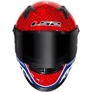 Imagem 4 de Capacete LS2 FF358 Pro Tiempo - Vermelho/Azul