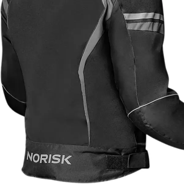 Jaqueta Norisk Tornado - Preto/Cinza (Impermeável) - Grid Motors