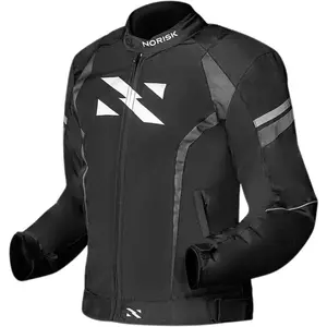 Jaqueta Norisk Tornado - Preto/Cinza (Impermeável)