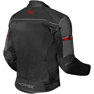 Imagem 2 de Jaqueta Norisk Trip Air - Preto/Vermelho (Ventilada)